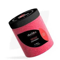 Сахарно-солевой скраб Клубника Dushka 300 г