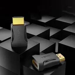 Перехідник Vention HDMI Male to HDMI Female Black (AIMB0-2) 2 штуки - мініатюра 6
