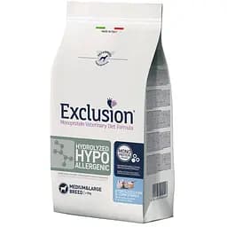 Корм Exclusion Hydrolyzed Hypoallergenic Medium & Large Breed із гідролізованою рибою для середніх та великих порід собак із харчовою алергією 12 кг