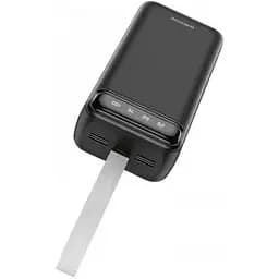 УМБ Borofone Freeway Power bank 30000mAh BJ14B чорна 6974443386011 - мініатюра 4