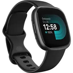 Смарт-годинник Fitbit Versa 4 Black/Graphite (FB523BKBK)