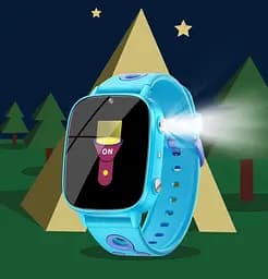 Дитячий смарт годинник Lemfo M03 з GPS трекером, 4G SIM картою, відеодзвінком, прослуховуванням, 16GB пам’яті, 26 іграми, камерою та ліхтариком Рожевий  - мініатюра 14