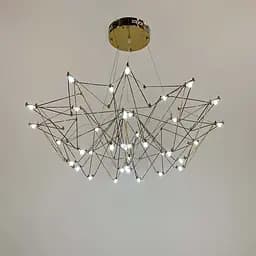 Невагома золота люстра Ø 80 см | Арт. MJ 206-800 Titanium | Line F