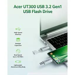 Флеш-накопичувач Acer USB Flash UT300 16GB Dual Drive USB-C USB-A (UT300-16GB) - мініатюра 4