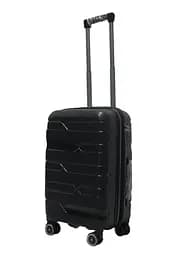 Валіза маленька S поліпропілен Milano bag 0306 56×35×24см 33л Чорний - мініатюра 2