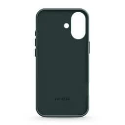 Силиконовый чехол для Apple iPhone 16, ICON2 Case, зеленый, противоударный, панель, защита всего корпуса, матовая поверхность Soft Touch, выступает над дисплеем, совместим с защитными стеклами и пленками, с микрофиброй, ArmorStandart (ARM81298) - мініатюра 2