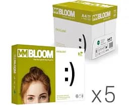 MM BLOOM Excellent, Упаковка 5 шт. х 500 аркушів, Блум Екселент, Папір офісний, клас А+, А4, 80 г/м2