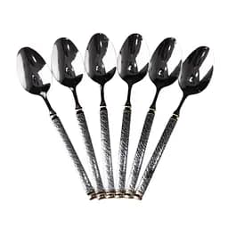 Набор столовых ложек Yiwu 6 штук из нержавеющей стали 21 см ложки столовые приборы классический сервировочный дизайн HP-16978-05