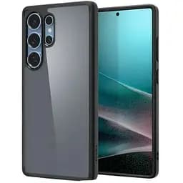 Прозорий чохол Spigen Ultra Hybrid Frost Black для Samsung Galaxy S25 Ultra (ACS08962)