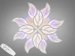 Візуально приваблива LED-люстра з димером та підсвічуванням, потужністю