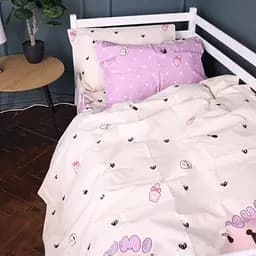 Комплект постільної білизни Mirson бязь Kids Time Kuromi 110х140 см (2200011553177)