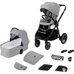Універсальна коляска 2 в 1 Kinderkraft Everyday 2 Light Gray світло-сіра (00-00305224)