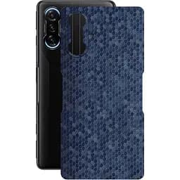 Захисна плівка StatusSKIN для Xiaomi Poco F3 GT Корпус Вініл Соти сині