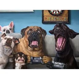 Картина постер на полотні BrushMe Геймери