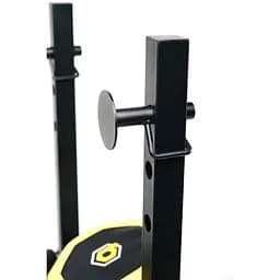 Тренувальна лавка Besport WB-003 горизонтальна для жиму зі стійкою під штангу - мініатюра 6