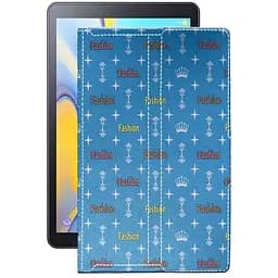 Чехол StatusCASE из экокожи для планшета Samsung Galaxy Tab A 10.5 (T595) Фэшн голубой