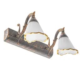 Светильник Brille SW-325/2 E14 BZ/G настенный накладной для картин винтаж