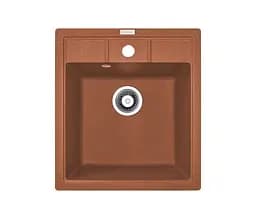 Кухонная мойка Adamant BRICK terra-cotta 460x515x200 мм, без крыла 46 см