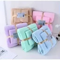 Набор полотенец из микрофибры для лица и тела 2 шт.