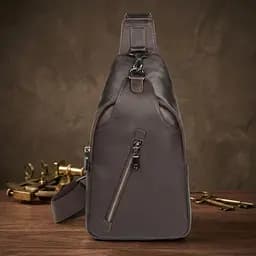 Сумка чоловіча через плече 14952 Vintage коричнева - мініатюра 10