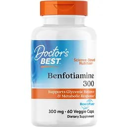 Бенфотиамин Doctor's Best Benfotiamine 300 мг 60 капсул (DRB-00270)