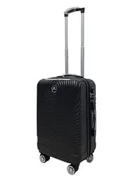 Валіза маленька S ABS-пластик Worldline Airtex 652 60×39×25см 58л Чорний - мініатюра 2