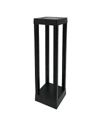 Вуличний світильник на сонячній батареї Goldlux 330291 Palermo LED 6500K IP44 чорний