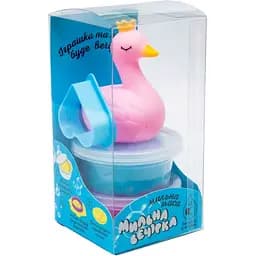 Набір для творчості Strateg Мильна вечірка-лебідь 32108ST 2 маси та іграшка