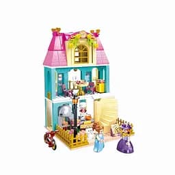 Конструктор Sluban M38-B0875 — кафе-піцерія з меблями та фігуркою, 287 деталей, різнокольоровий