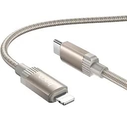 Дата кабель Hoco X117 Star Type-C to Lightning 27W (1m) Gold - мініатюра 2