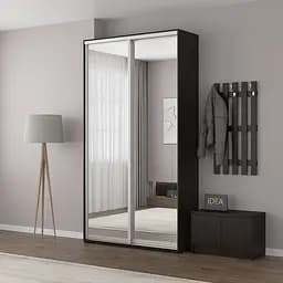 Шафа-купе Idea серія 5 130 x 60 x 210 см Венге темний Дзеркало