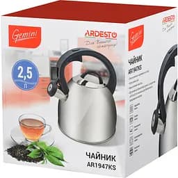 Чайник Ardesto Gemini AR1947KS - мініатюра 3