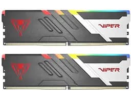 Модуль пам'яті Patriot DDR5 (2x32) Viper Venom 6000Mhz RGB (PVVR564G600C36K)