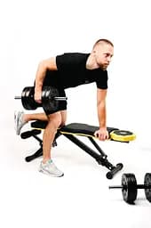 Набір Besport PowerPro гантелі 2х26кг з лавою WB-002 - мініатюра 9
