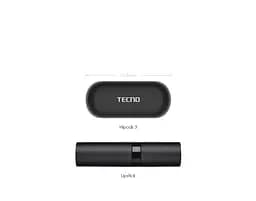 Навушники Tecno Hipods H3 Black (4895180768019) - мініатюра 3