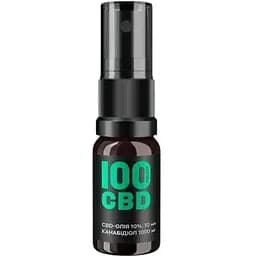 Диетическая добавка 100%CBD CBD-Масло спрей оральный с мятой 1000 мг 10% 60 доз по 15 мг 10 мл