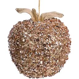 Прикраса декоративна Yes! Fun Яблуко 10 см золота (974981)