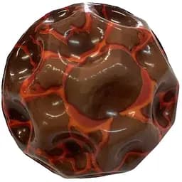 Антигравитационный мяч A-Toys Гравити бол Молния коричнево-красный (2246431579)