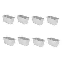 Форма хлебная для выпечки стандартного хлеба в виде кирпичика Л7 алюминий (22х11х11.5 см) 8, Полімет Серый 86435