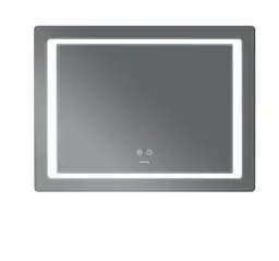 Дзеркало Mixxus STYLE MR13-90x70-REVERSE з LED Touch, Anti-fog, димером, регулюванням яскравості (MI6667) - мініатюра 2