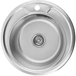 Кухонна мийка Kroner KRP Satin - 490 (0,6 мм) (CV022764)