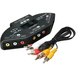 Переключатель GRAND AV-33 AV Audio-Video Signal Switcher + 3 RCA