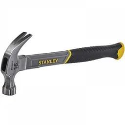 Молоток столярний Stanley Fiberglass M= 450 г, зі скловолоконною ручкою (STHT0-51309)