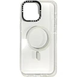 Чохол-накладка Molan Cano Силікон MagSafe для Apple iPhone 12 / 12 Pro (clear)