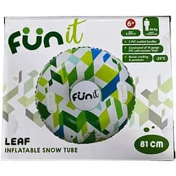 Надувний тюбінг Fun It Leaf 81 см зелений - мініатюра 3