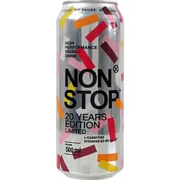 Напиток энергетический Non Stop 20 Years Edition Limited безалкогольный газированный 0.5 л