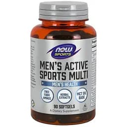 Вітаміни та мінерали Now Mens Active Sports Multi 90 капсул
