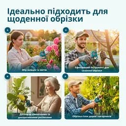 Konner & Sohnen Секатор акумуляторний Konner&Sohnen KS CPS20V-40 CASE 20В акб 1х2А·рік d 20-40мм ЗП кейс 1.0кг - мініатюра 7