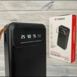 Зовнішній акумулятор Power bank TORIMA TRM-1021 20000 Mah батарея заряджання Чорний - мініатюра 6