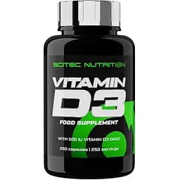 Вітаміни та мінерали Scitec Nutrition Vitamin D3, 250 капсул